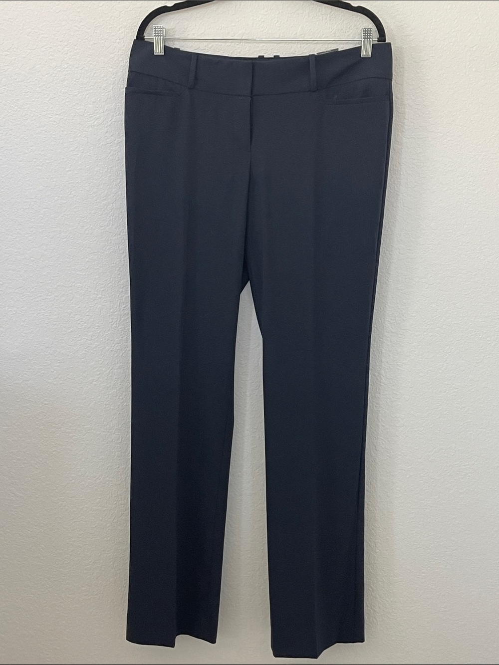 The Limited Drew Fit Bootcut Pants 12 Long Navy Blue NWT Stretch Trousers